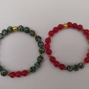 Couple Stone Stretch Bracelets